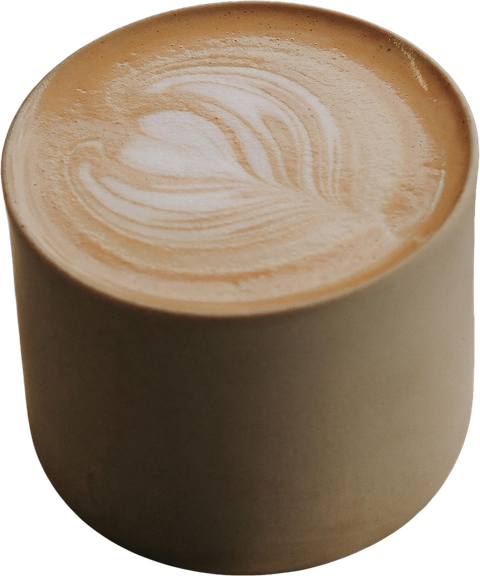 Latte on a tray latte cup (z4) output layer